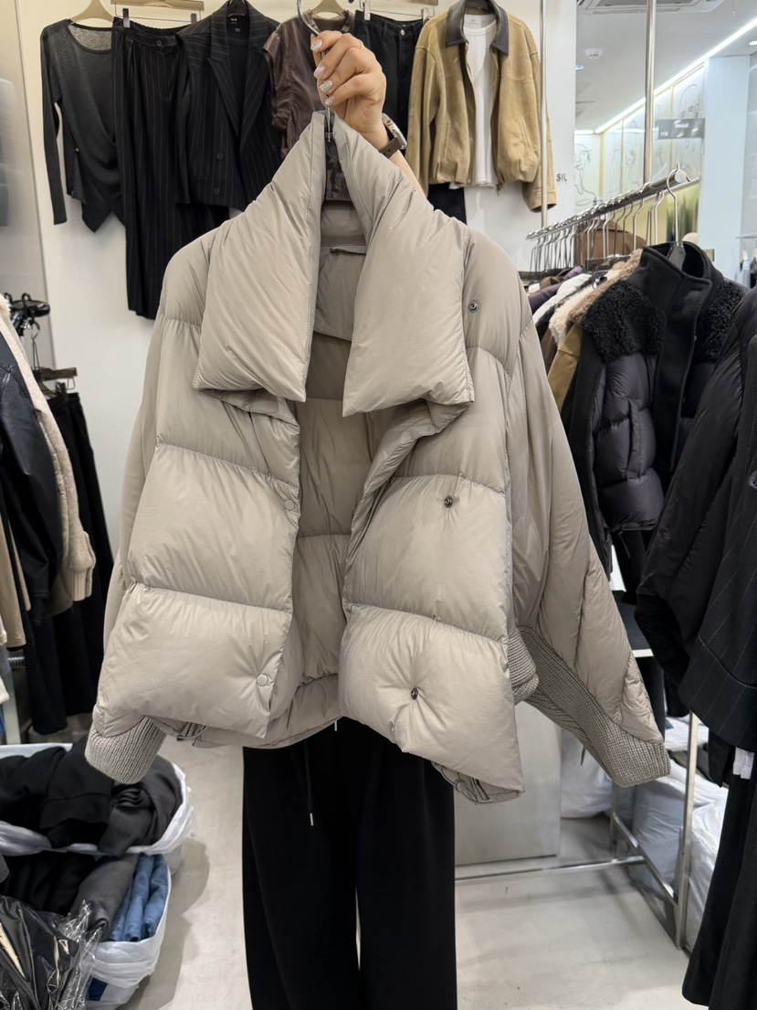 THE SIL韓國直郵㊣女士新品休閑25秋冬推薦人氣短款羽絨服絨THE SIL/1 2ILLY短款羽絨服圖色2