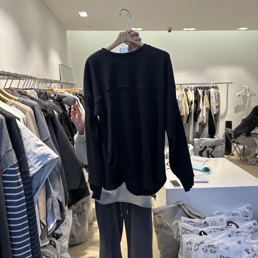 EYEFUL-Q東大門㊣直郵女士新品推薦熱賣人氣25秋冬休閑衛衣eyeful衛衣圖色5