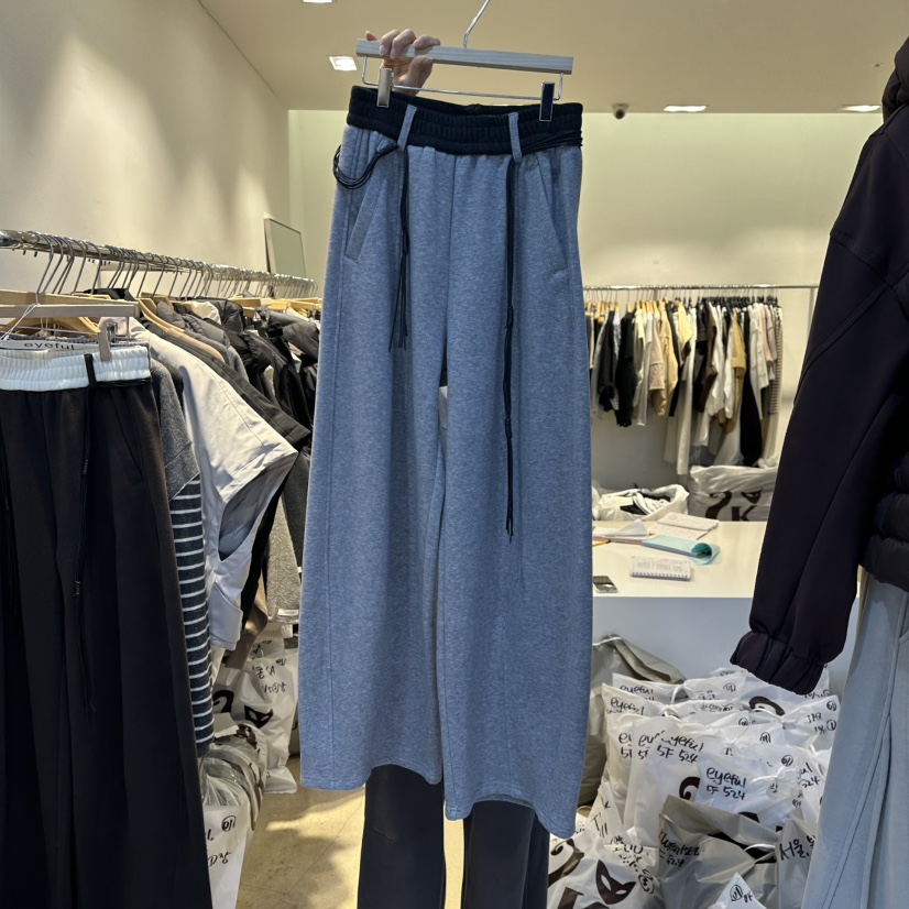 EYEFUL-Q東大門㊣實拍女士新款推薦25秋冬熱賣休閑職業休閑褲eyeful休閑褲圖色1