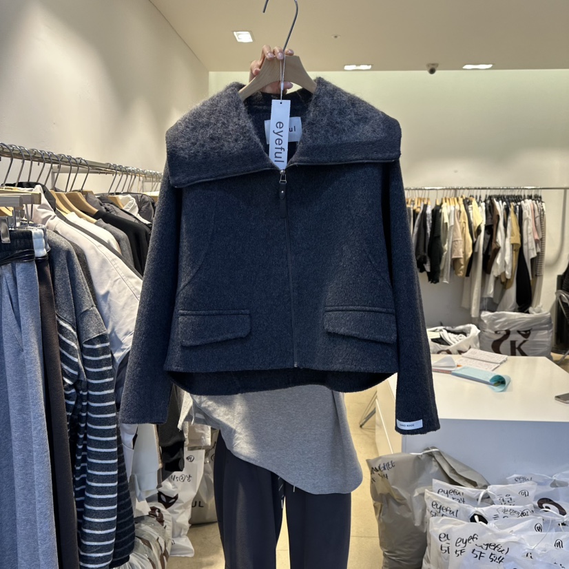 EYEFUL-Q東大門㊣實拍女士新款人氣推薦職業熱賣時尚休閑夾克eyeful夾克圖色1