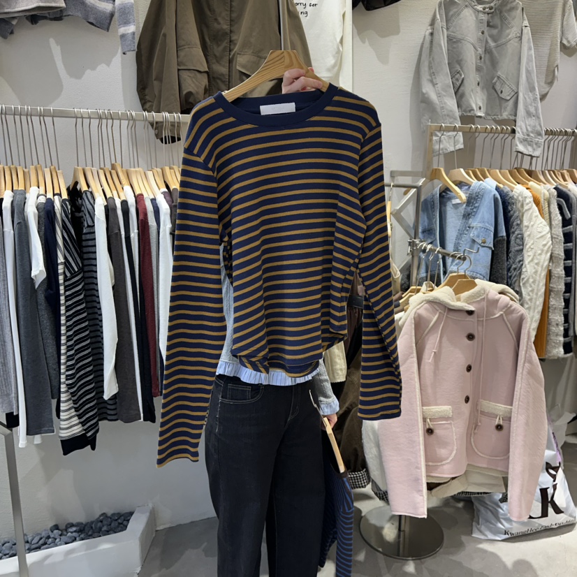 HIPTIQUE韓國代購㊣女士新品職業25秋冬時尚休閑人氣熱賣衛衣HIPTIQUE衛衣圖色1