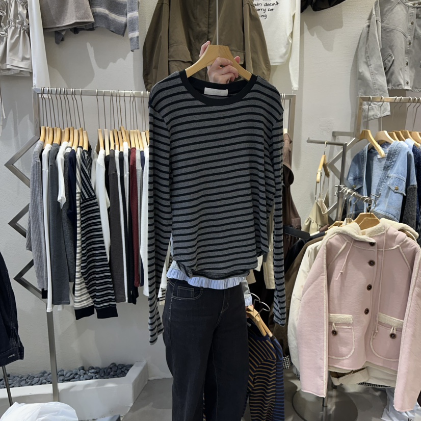 HIPTIQUE韓國代購㊣女士新品職業25秋冬時尚休閑人氣熱賣衛衣HIPTIQUE衛衣圖色2