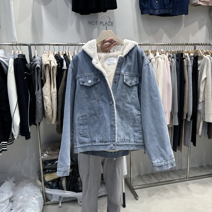 HOT PLACE韓國直郵㊣女裝新品職業人氣推薦25秋冬時尚夾克HOT PLACE/DREAM GIRIS夾克圖色1