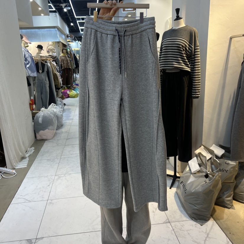 EYEFUL-Q東大門㊣直郵女裝新款時尚休閑人氣職業休閑褲加絨eyeful休閑褲圖色1