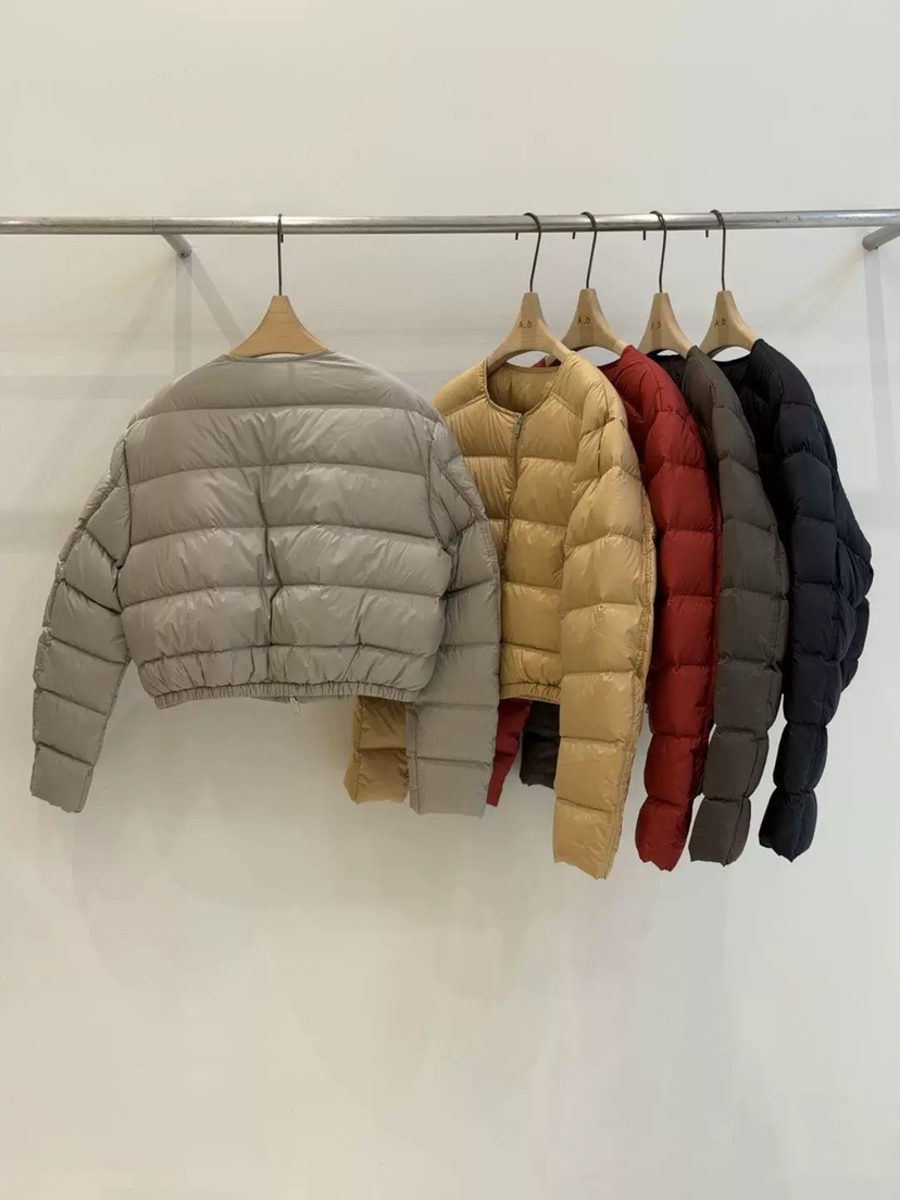 AUTUMN BEIGE-Q東大門㊣直郵女裝新款時尚短款羽絨服填充鴨絨A.b/AUTUMN BEIGE短款羽絨服