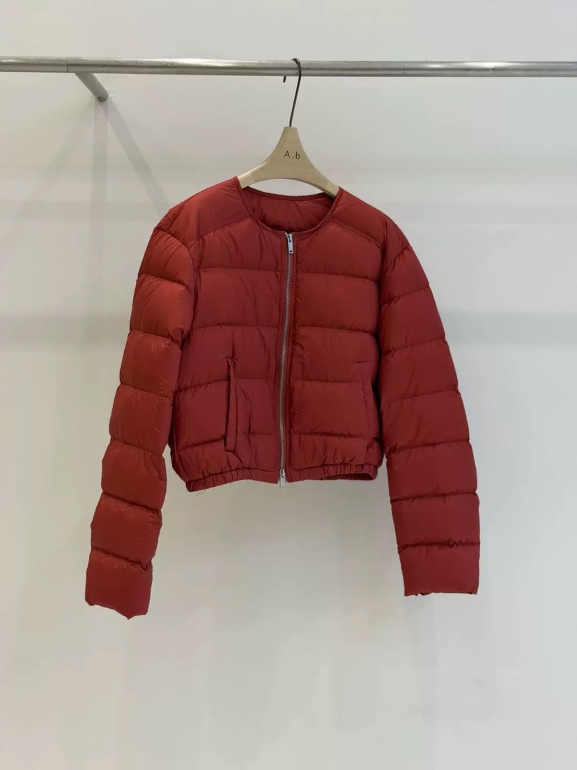 AUTUMN BEIGE-Q東大門㊣直郵女裝新款時尚短款羽絨服填充鴨絨A.b/AUTUMN BEIGE短款羽絨服圖色3