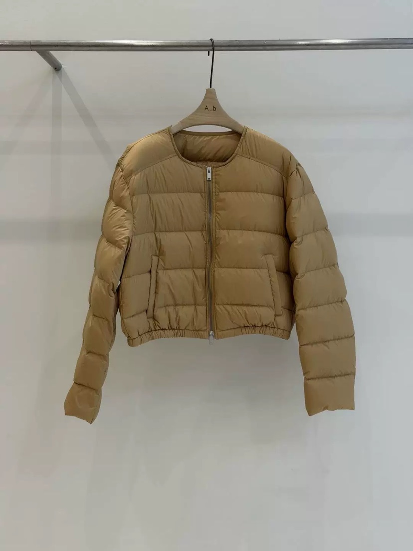 AUTUMN BEIGE-Q東大門㊣直郵女裝新款時尚短款羽絨服填充鴨絨A.b/AUTUMN BEIGE短款羽絨服圖色4