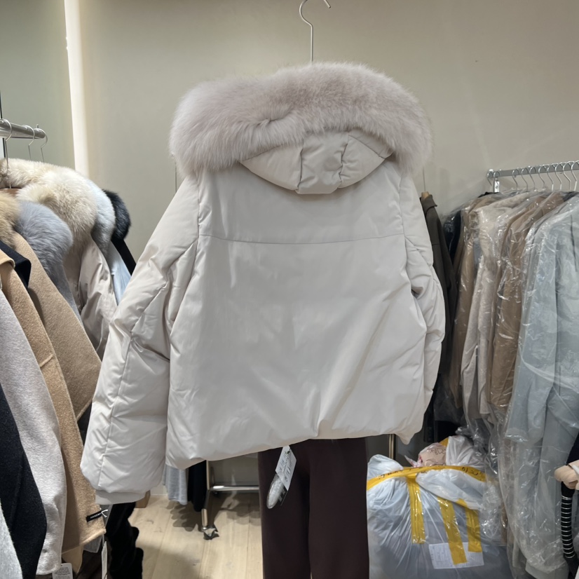 ARCHER東大門㊣代購女士新款熱賣25秋冬推薦短款羽絨服狐貍絨ARCHER短款羽絨服