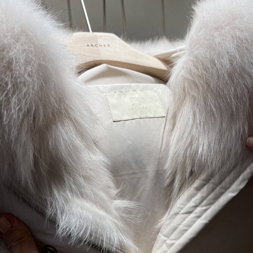 ARCHER東大門㊣代購女士新款熱賣25秋冬推薦短款羽絨服狐貍絨ARCHER短款羽絨服