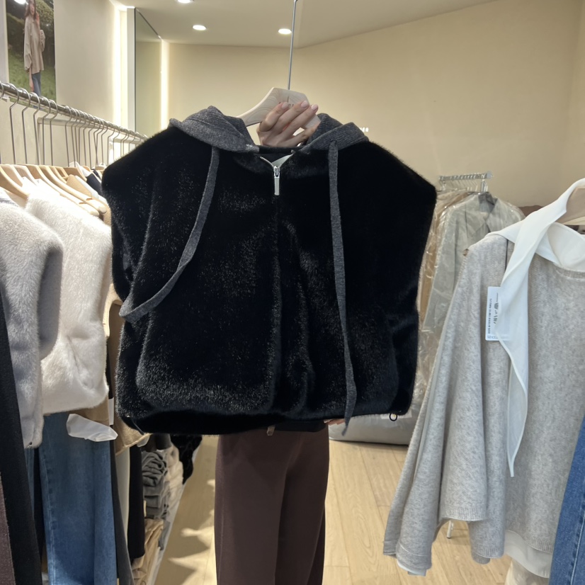 ARCHER東大門㊣直郵女士新品25秋冬人氣時尚休閑推薦馬甲貂皮ARCHER馬甲圖色2