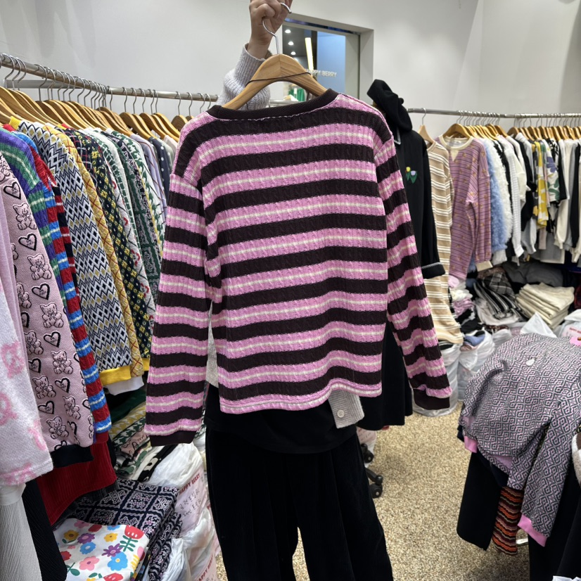 HAPPYBERRY韓國代購㊣女裝新品職業時尚25秋冬推薦休閑針織衫HAPPYBERRY針織衫