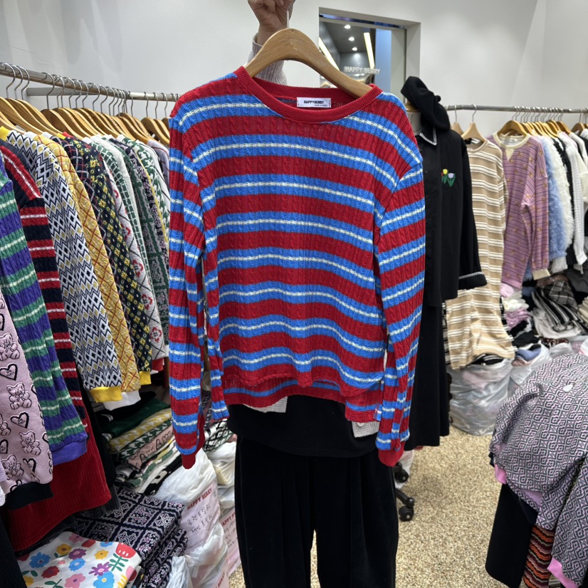 HAPPYBERRY韓國代購㊣女裝新品職業時尚25秋冬推薦休閑針織衫HAPPYBERRY針織衫圖色3