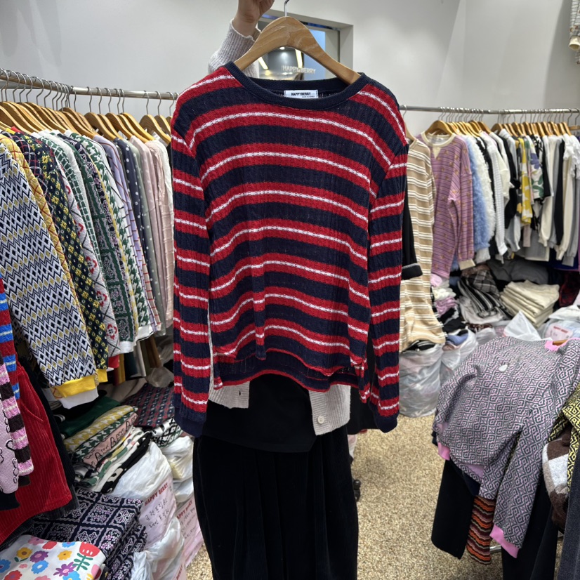 HAPPYBERRY韓國代購㊣女裝新品職業時尚25秋冬推薦休閑針織衫HAPPYBERRY針織衫圖色4