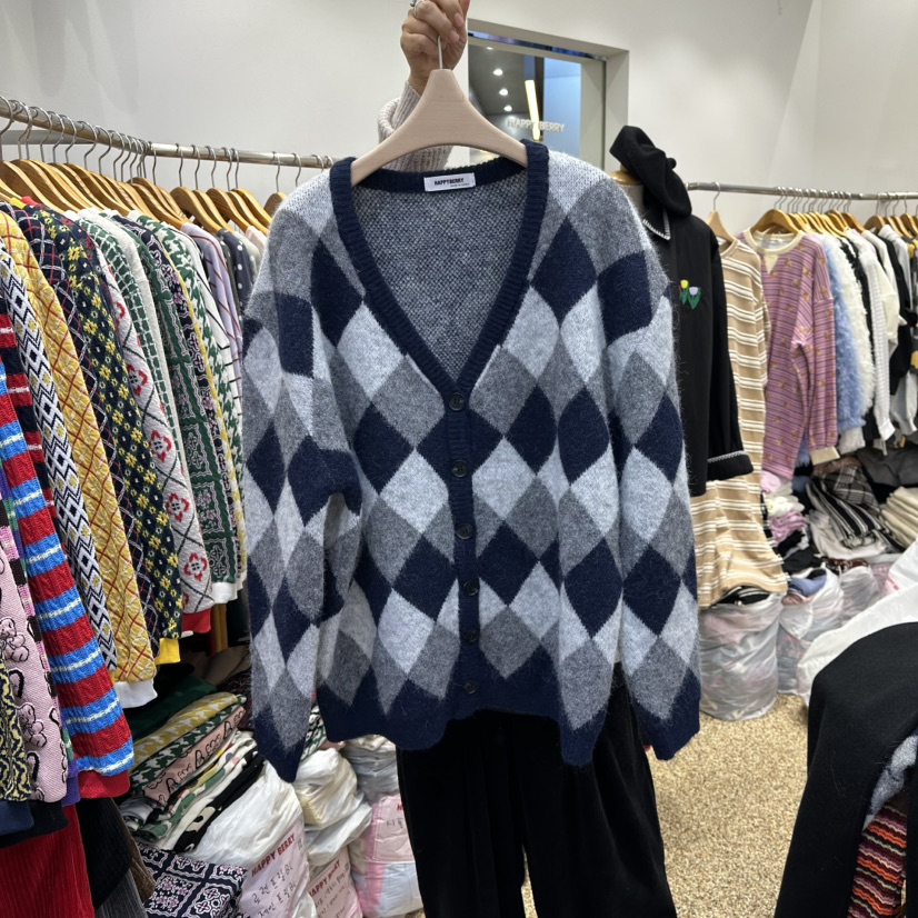 HAPPYBERRY東大門㊣代購女裝新品25秋冬推薦熱賣人氣時尚毛衣HAPPYBERRY毛衣圖色2