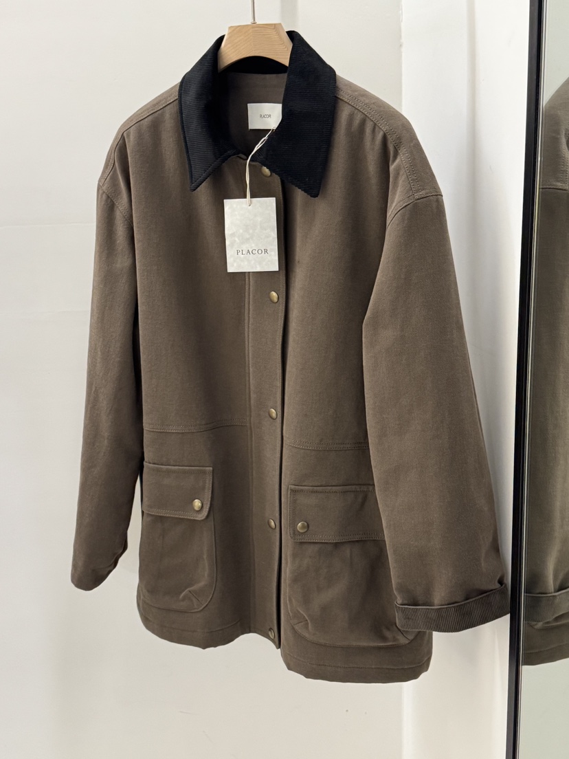 REGULARLY/PLACOR韓國代購㊣女士新品人氣25秋冬時尚夾克棉REGULARLY/PLACOR夾克圖色2