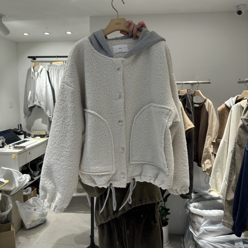 IN KIRA東大門㊣實拍女士新品休閑職業人氣熱賣25秋冬夾克IN KIRA夾克圖色1