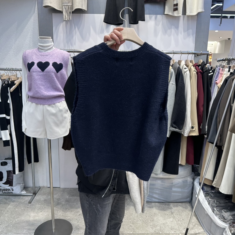 BLOOM東大門㊣實拍女士新品25秋冬熱賣時尚推薦職業休閑馬甲BLOOM-Q馬甲