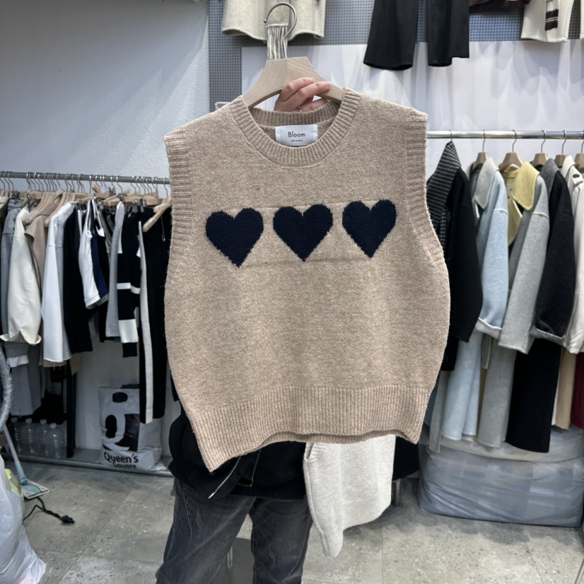 BLOOM東大門㊣實拍女士新品25秋冬熱賣時尚推薦職業休閑馬甲BLOOM-Q馬甲圖色3