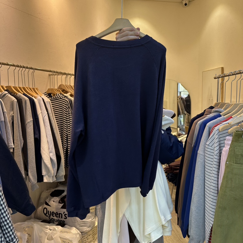 AND FLOYD韓國直郵㊣女裝新款熱賣25秋冬職業長袖T恤安哥拉stunning and Floyd長袖T恤