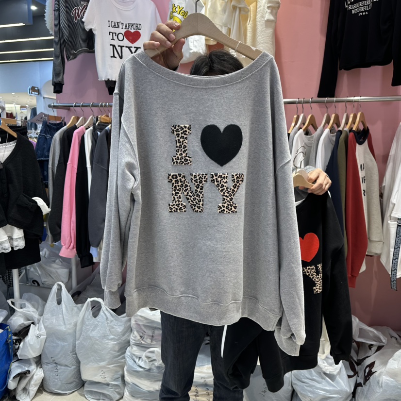 K STORY東大門㊣實拍女士新款25秋冬時尚休閑職業推薦衛衣K STORY衛衣圖色2