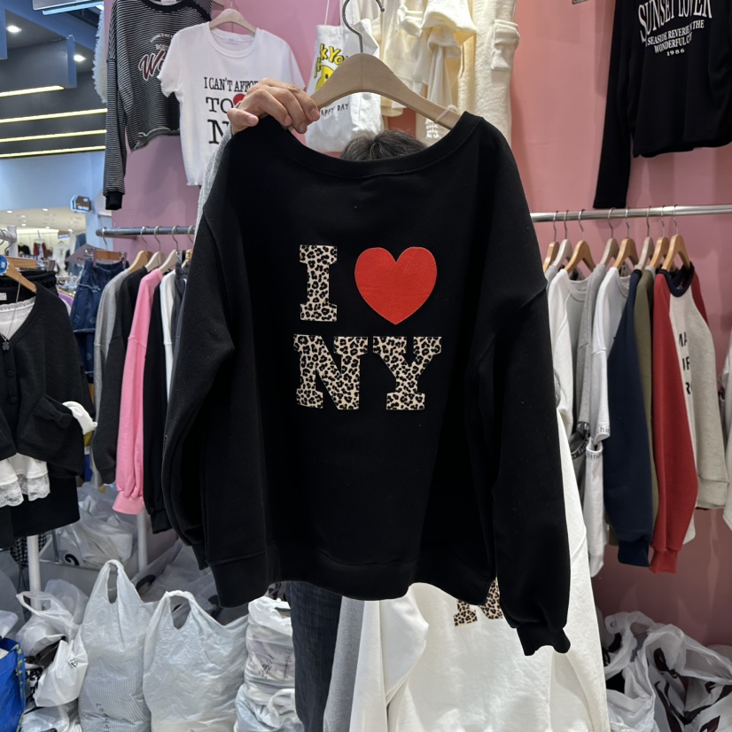 K STORY東大門㊣實拍女士新款25秋冬時尚休閑職業推薦衛衣K STORY衛衣圖色3