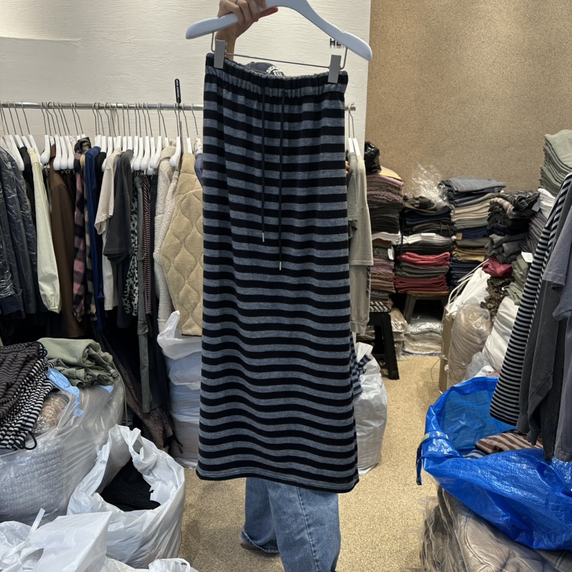 HEIL韓國代購㊣女士新品25秋冬人氣熱賣職業時尚長裙單排扣HEIL長裙圖色3