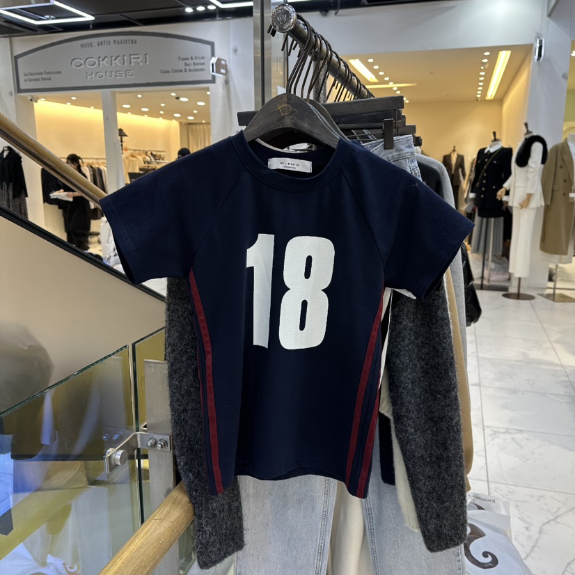 A2/D2韓國直郵㊣女裝新款休閑職業熱賣人氣推薦時尚25秋冬T恤A2/D2T恤圖色3