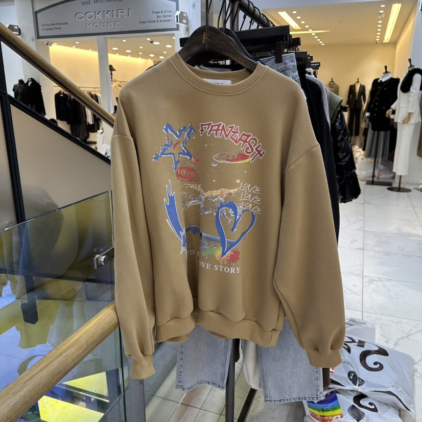 A2/D2東大門㊣代購女裝新品25秋冬推薦熱賣衛衣羊毛衫加絨A2/D2衛衣圖色1