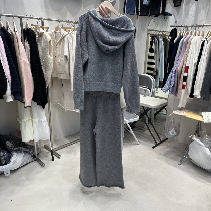 HOT PLACE東大門㊣實拍女士新款時尚25秋冬休閑套裝兩件套HOT PLACE/DREAM GIRIS套裝