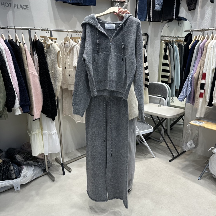 HOT PLACE東大門㊣實拍女士新款時尚25秋冬休閑套裝兩件套HOT PLACE/DREAM GIRIS套裝圖色3