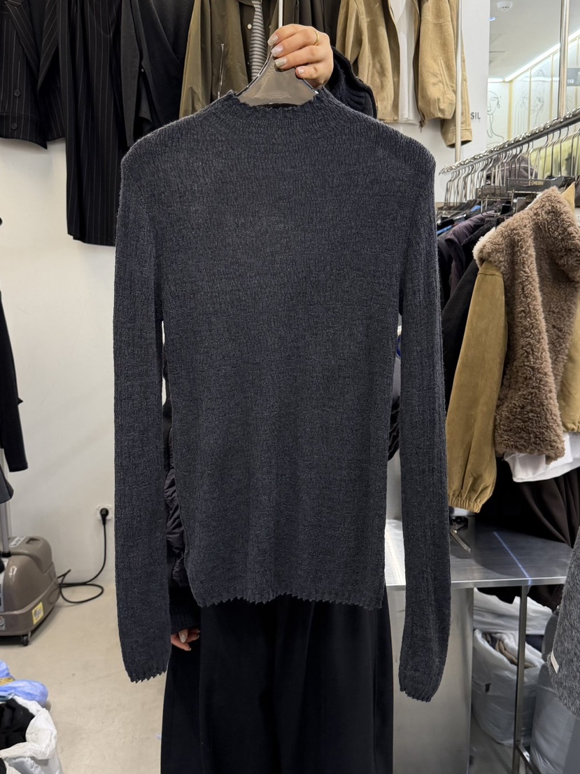 THE SIL東大門㊣代購女裝新品時尚休閑人氣職業長袖T恤羊毛THE SIL/1 2ILLY長袖T恤圖色1