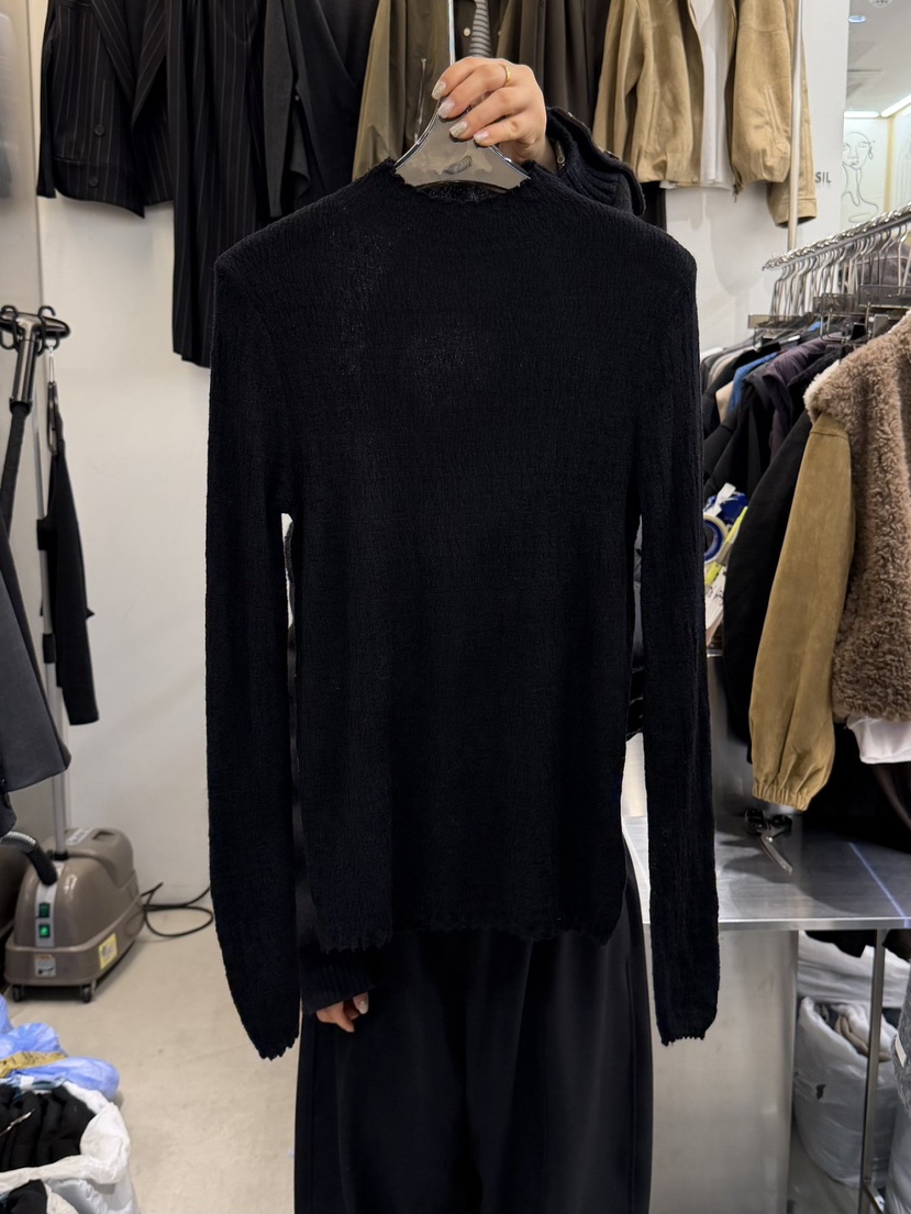 THE SIL東大門㊣代購女裝新品時尚休閑人氣職業長袖T恤羊毛THE SIL/1 2ILLY長袖T恤圖色2