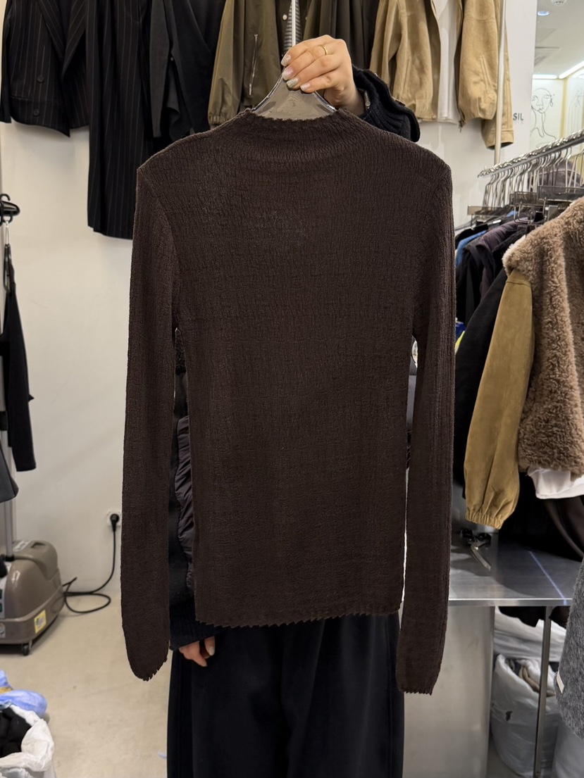 THE SIL東大門㊣代購女裝新品時尚休閑人氣職業長袖T恤羊毛THE SIL/1 2ILLY長袖T恤圖色4