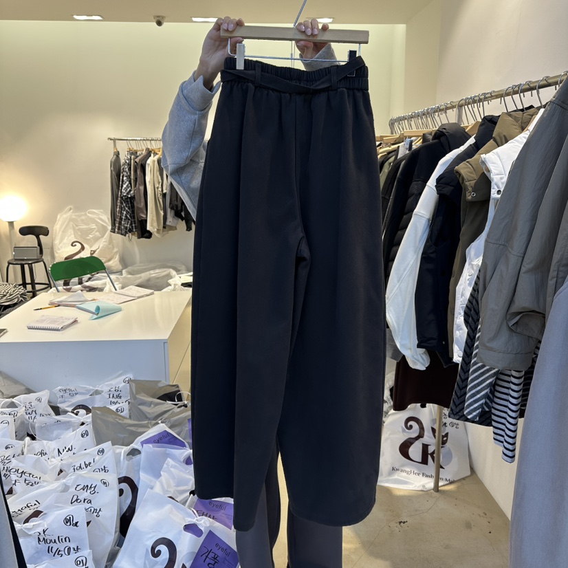 EYEFUL-Q韓國代購㊣女裝新品25秋冬熱賣時尚推薦休閑褲加絨棉eyeful休閑褲