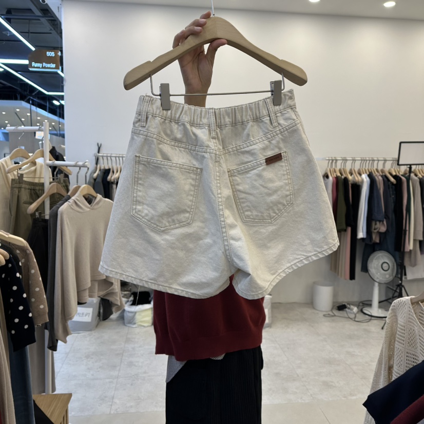 FUNNY POWDER東大門㊣直郵女裝新款25秋冬職業熱賣休閑短褲THE FUNNY短褲