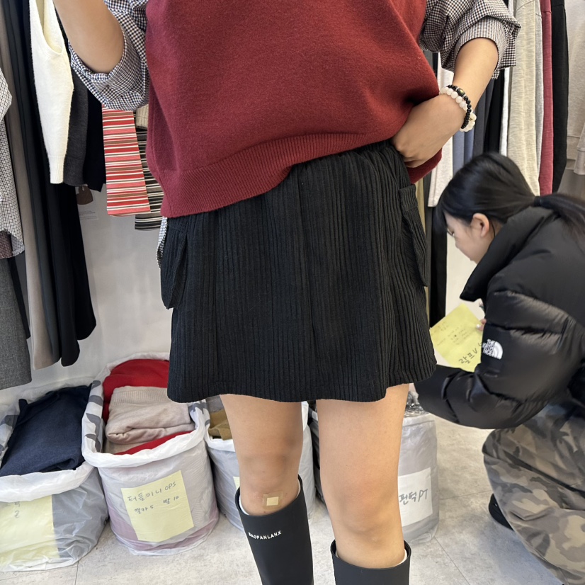 FUNNY POWDER韓國直郵㊣女士新品休閑時尚25秋冬職業推薦短裙THE FUNNY短裙圖色4