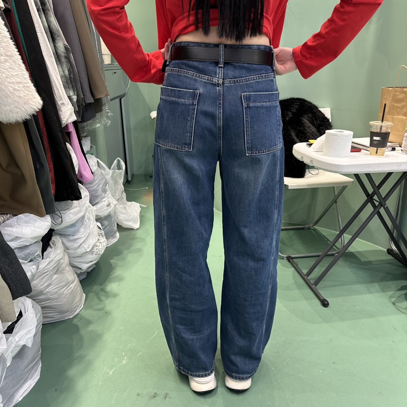 ROMANTIC NEWYORK東大門㊣直郵女裝新品人氣牛仔褲不含腰帶ROMANTIC NEWYORK牛仔褲