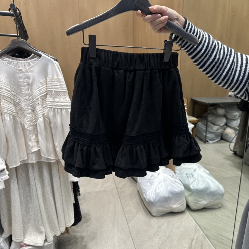 TRIPLE SEVEN東大門㊣代購女士新品熱賣職業25秋冬裙褲荷葉邊TRIPLE SEVEN裙褲圖色3