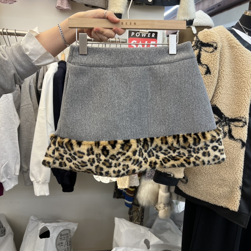 BEEN-A東大門㊣代購女士新款職業25秋冬熱賣休閑時尚人氣短裙BEEN-A短裙圖色1