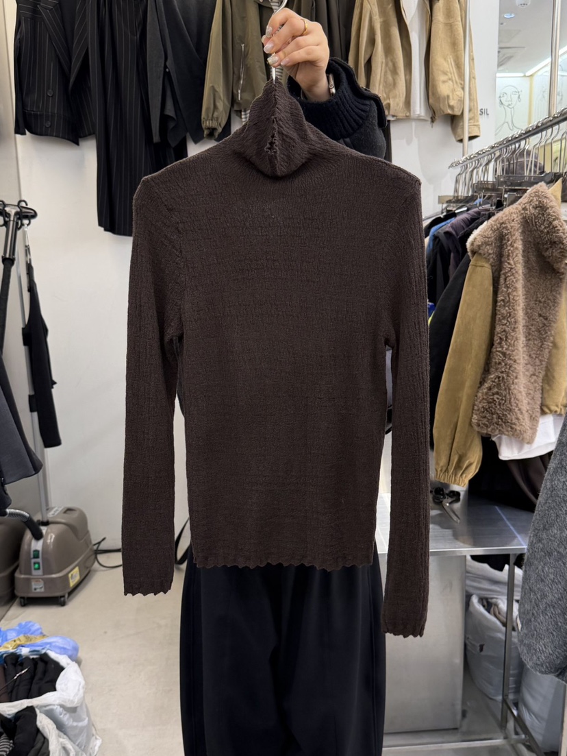 THE SIL東大門㊣實拍女士新款人氣時尚25秋冬熱賣長袖T恤羊毛THE SIL/1 2ILLY長袖T恤圖色3