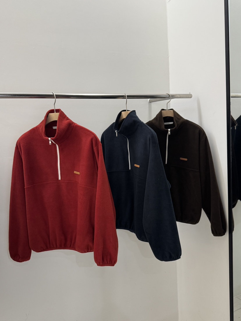 REGULARLY/PLACOR韓國代購㊣女裝新品25秋冬時尚衛衣抓絨拉鏈REGULARLY/PLACOR衛衣