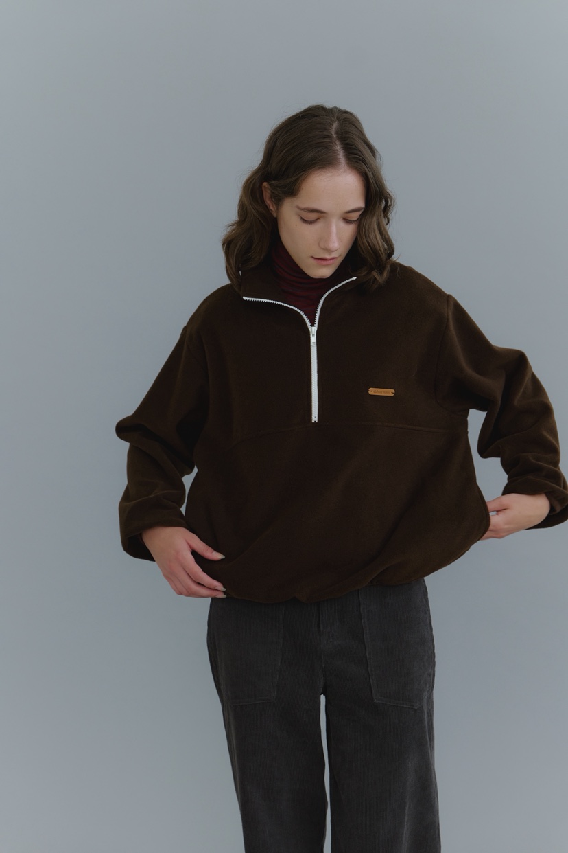 REGULARLY/PLACOR韓國代購㊣女裝新品25秋冬時尚衛衣抓絨拉鏈REGULARLY/PLACOR衛衣