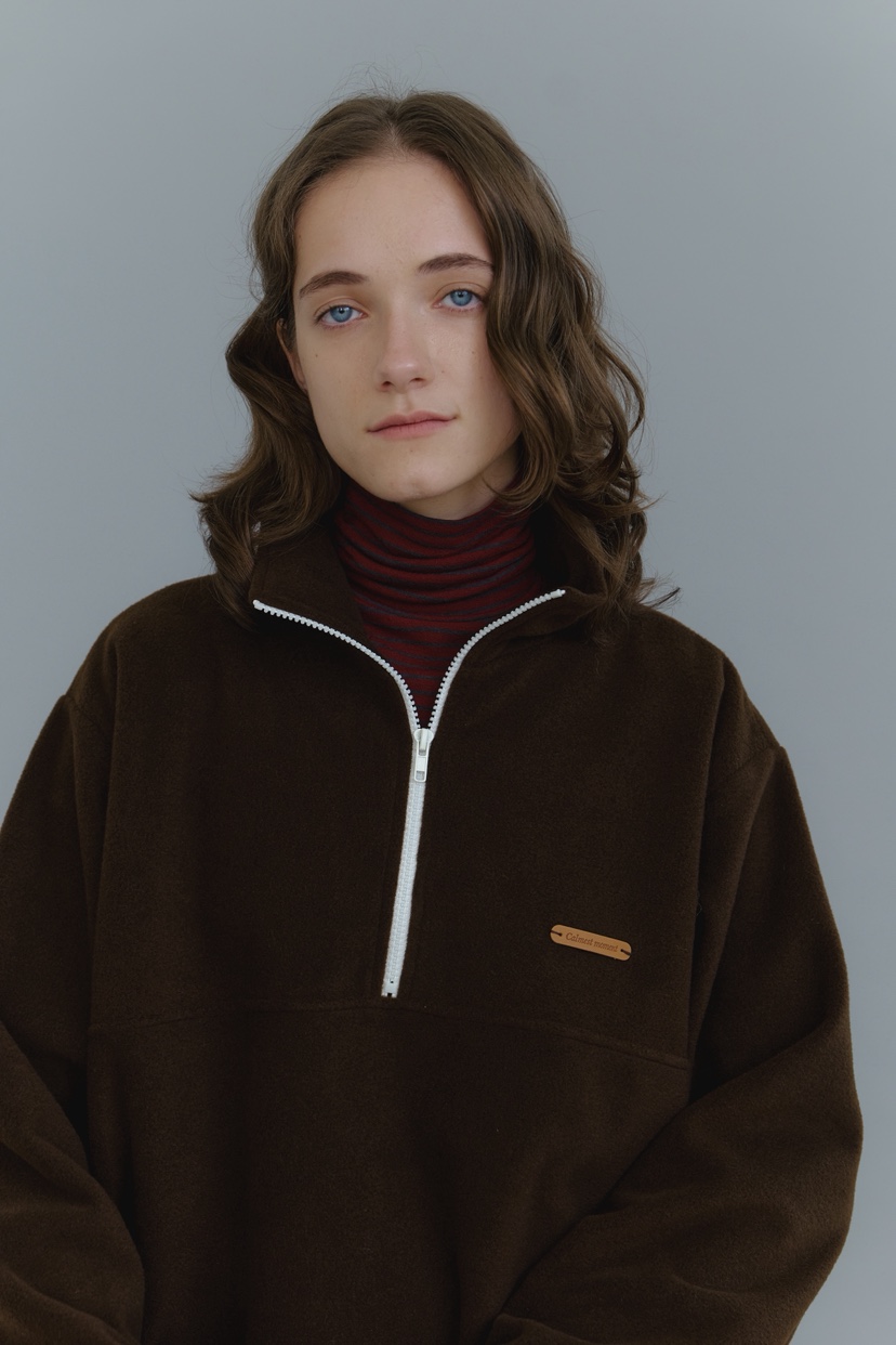 REGULARLY/PLACOR韓國代購㊣女裝新品25秋冬時尚衛衣抓絨拉鏈REGULARLY/PLACOR衛衣