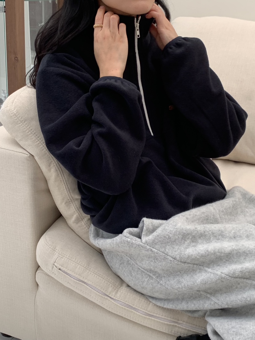 REGULARLY/PLACOR韓國代購㊣女裝新品25秋冬時尚衛衣抓絨拉鏈REGULARLY/PLACOR衛衣