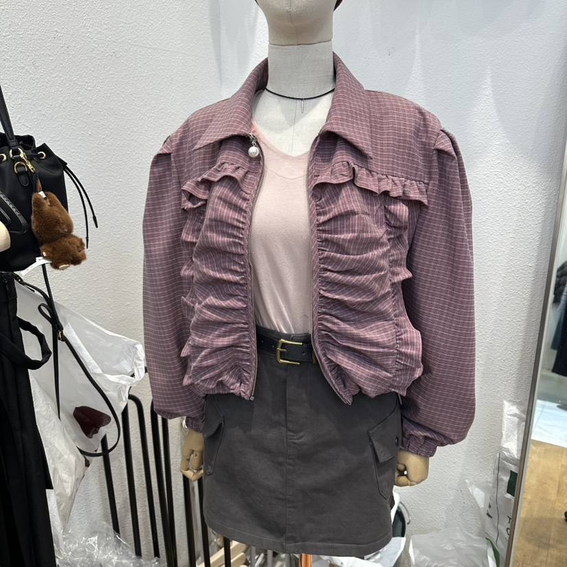 THE MOST-Q東大門㊣實拍女士新款休閑職業推薦時尚25秋冬夾克THE MOST夾克