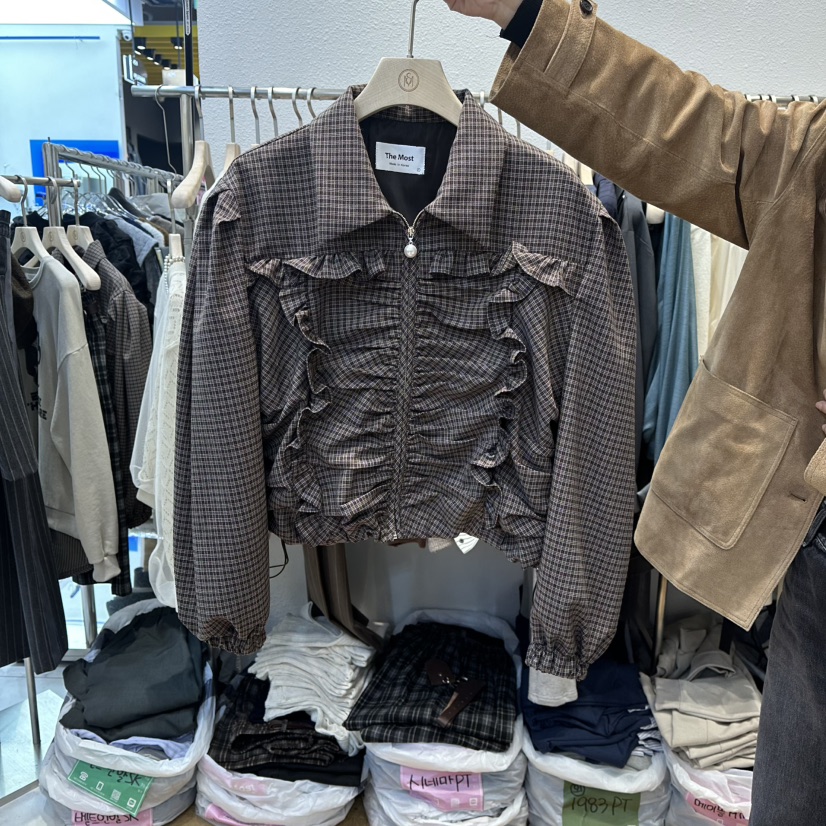 THE MOST-Q東大門㊣實拍女士新款休閑職業推薦時尚25秋冬夾克THE MOST夾克圖色2