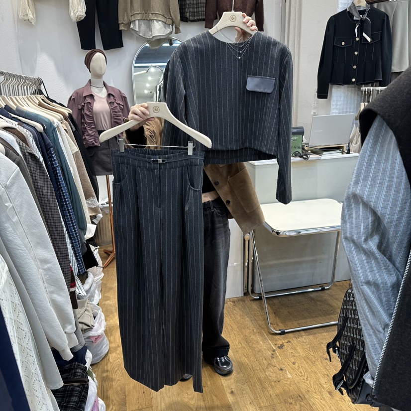 THE MOST-Q東大門㊣代購女裝新款人氣推薦休閑套裝兩件套THE MOST套裝圖色1