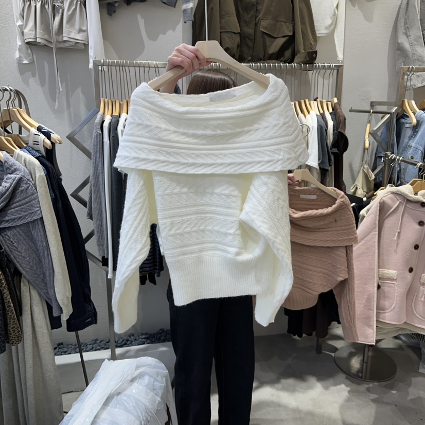 HIPTIQUE韓國直郵㊣女裝新款休閑25秋冬職業人氣熱賣針織衫HIPTIQUE針織衫圖色1