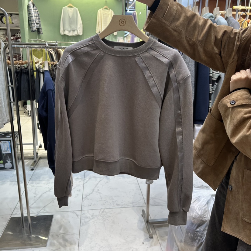 THE MOST-Q東大門㊣實拍女裝新款休閑時尚熱賣推薦職業衛衣THE MOST衛衣圖色2