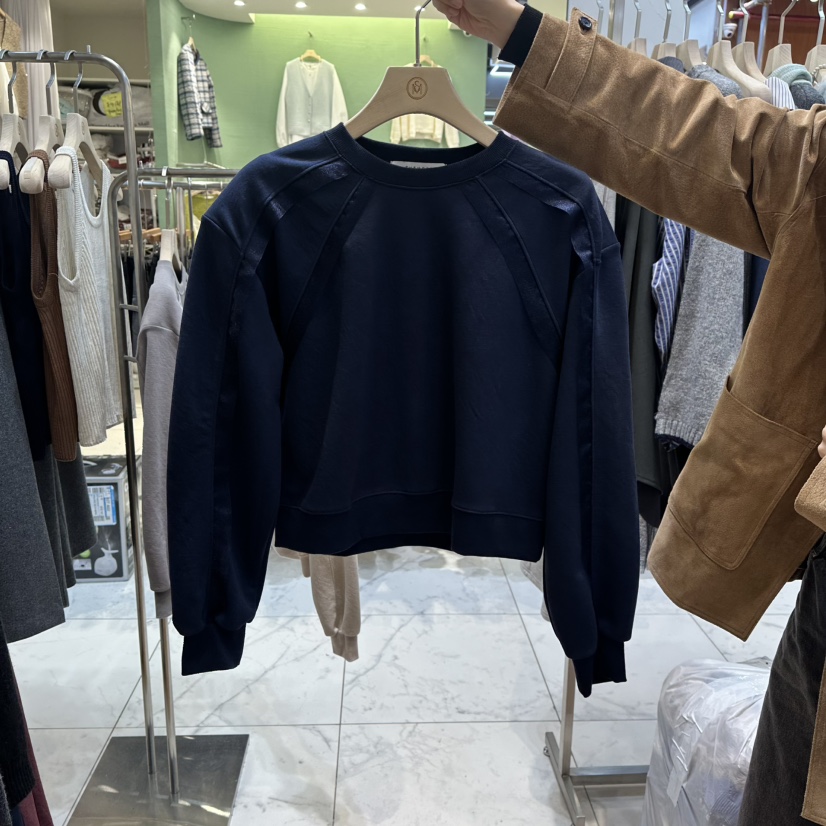 THE MOST-Q東大門㊣實拍女裝新款休閑時尚熱賣推薦職業衛衣THE MOST衛衣圖色3